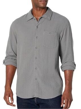 Club Monaco Doubleface 100% Cotton Button Down Shirt Size M
